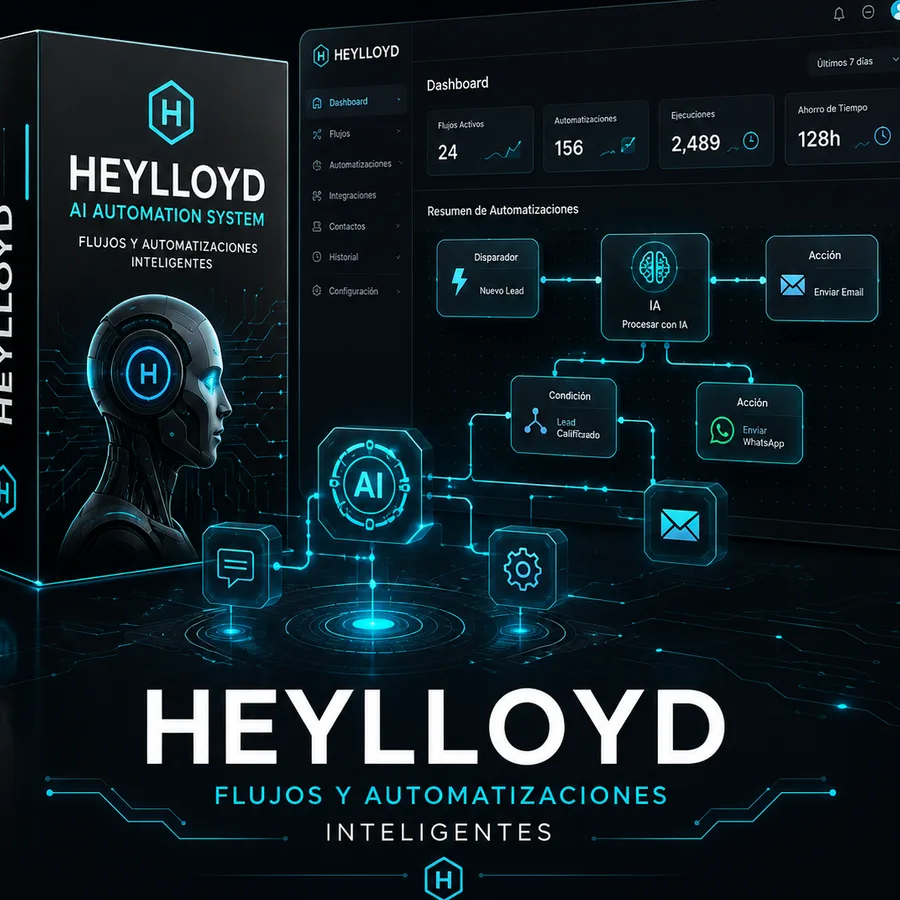 Flujos y automatizaciones creadas dentro de Heylloyd.