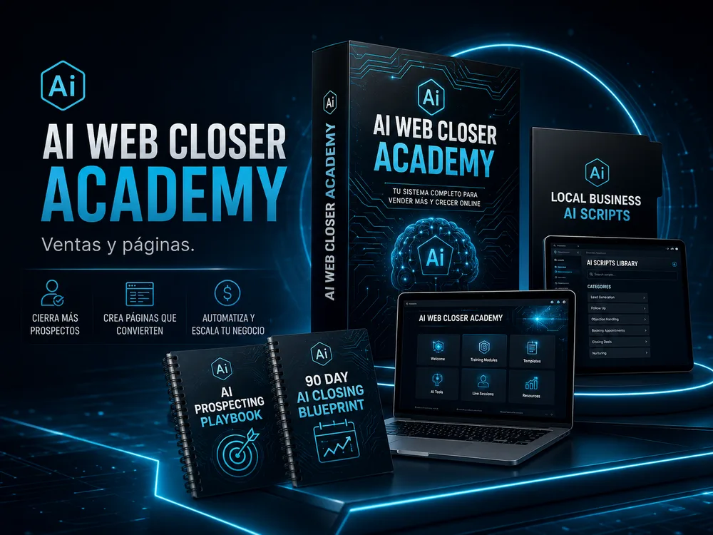 AI Web Closer Academy — Ventas y páginas.